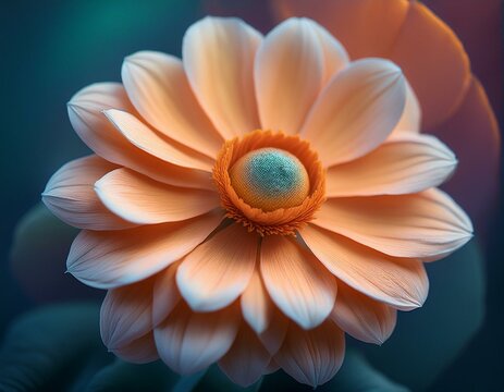 close up of a flower