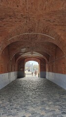 Fototapeta premium Passage, arch of the old fortress