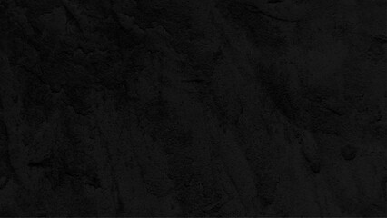Elegant black background vector illustration with vintage distressed grunge texture. Dark grey textured concrete wall background