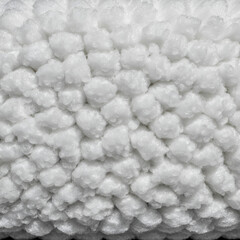 Close-up Texture of Polyester Fiber Car Insulation Roll - Background