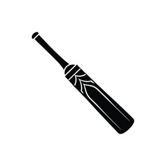 cricket bat icon isolated on white background