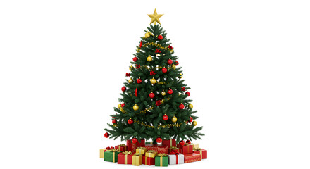 decorated christmas tree