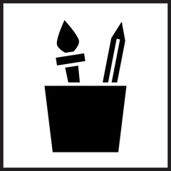 Art Supplies icon design