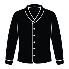 black jacket isolated on white background