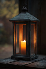 Vintage Lantern with Soft Glow