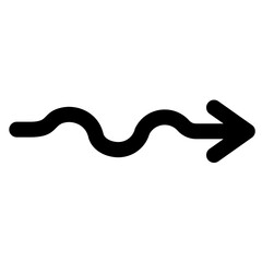 Wavy Arrow