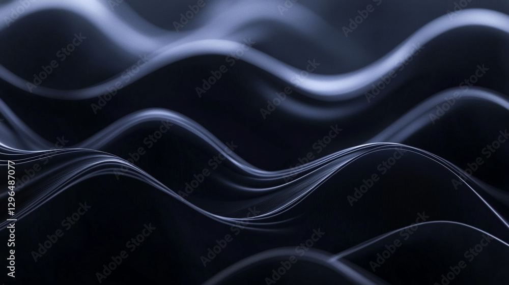 Poster abstract dark blue wave background design texture image art curve lines style waves smooth modern