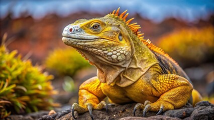 Galapagos Land Iguana: Endemic Reptile of Ecuador's Islands
