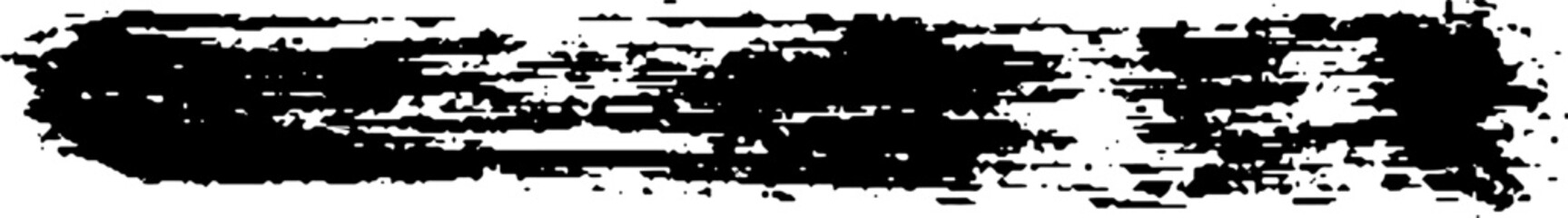 Black Brush strokes isolated on white background. Dry Brush Strokes and Scratches Retro Grunge Background. Vector brush stroke texture. Black ink, paint splatter.