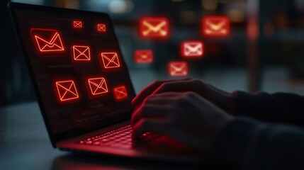 Cybersecurity Threat: Red Alert Email Overload