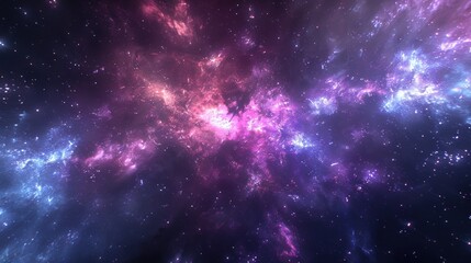 Fototapeta premium Stunning Cosmic Cloud Formation in Deep Space Colorful Background