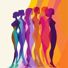 Empowered Women Silhouette