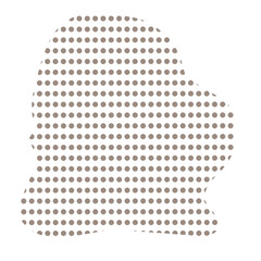 Brown Blob Dotted Pattern