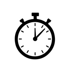 Timer Return Arrow icon  silhouette vector icon sign symbol illustration design.