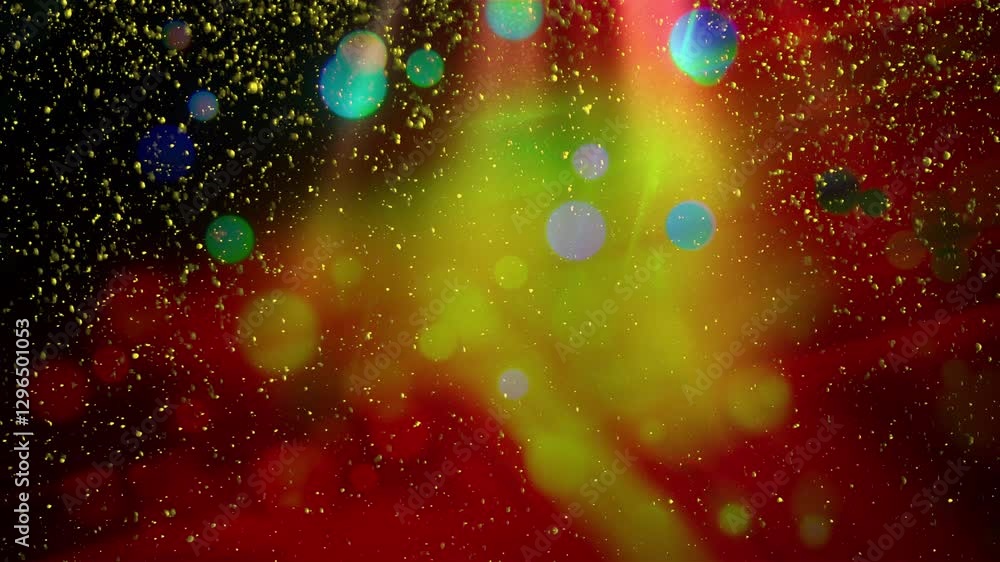 Poster abstract multicolored lights. computer generated