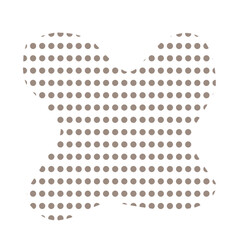 Brown Blob Dotted Pattern