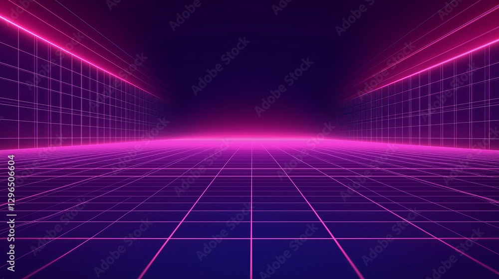 Poster A digital-style grid fading into a futuristic void. --ar 16:9 --style raw --v 6.1 Job ID: 9deb2e5c-c6bb-49fe-be42-1348aa253ee5