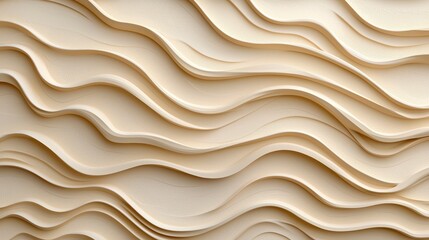 Obraz premium Textured Wave Design in Light Tones for Background or Decor