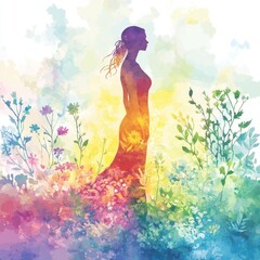 Feminine Strength Watercolor