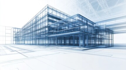 Modern glass office building architectural design (2)
