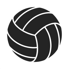 Volleyball silhouette vector illustration