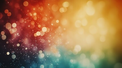 Festive bokeh lights, colorful background, celebration, abstract design, website banner