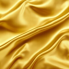 Fototapeta premium shiny gold satin fabric with delicate folds and soft texture