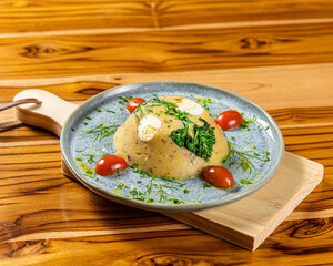 salad with vegetables and cheese