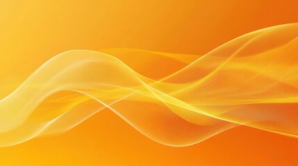 Abstract orange wave background, design element (1)