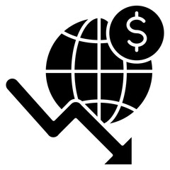 Global Crisis icon glyph
