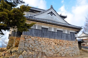 備中松山城 天守閣の千鳥破風