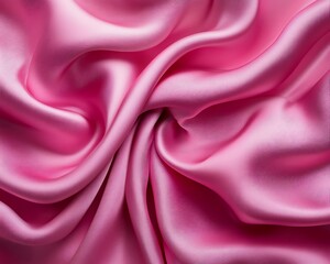 Obraz premium Pink Satin Fabric Texture