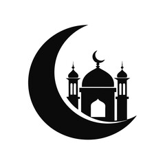 ramadan - design-silhouette-on-white-background .eps