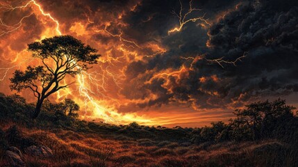 Professional Lightning Crackling Savanna Insights