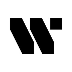 Letter W logo. Icon design. Template elements. Geometric abstract logos