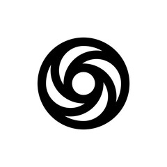 Letter O logo. Icon design. Template elements. Geometric abstract logos