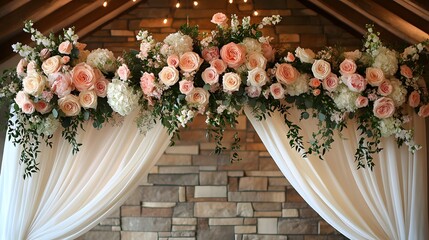 Elevate Your Wedding with Custom Colors for Ceremony Arch Backdrops Tailored to Fit Your Unique Theme