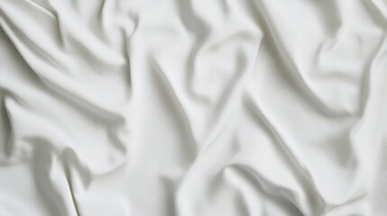 Obraz premium White Fabric Draped Texture