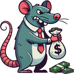 corruption rat character vector
