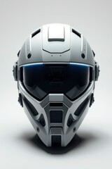  Art photograph The helmet features advanced technology and space element 