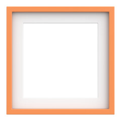 Picture frame. 3D frame. 3D illustration.