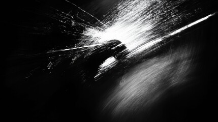 Abstract photography with deliberate blurring, shaken motion, and inconsistent exposure, creatively processed for a digital street photography effect.