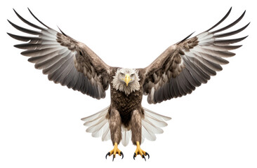 Obraz premium PNG White-tailed Eagle animal flying eagle.