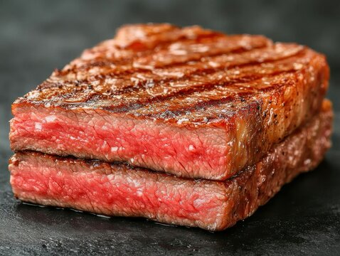 Juicy Grilled Steak: Savor the Perfect Rare Cut