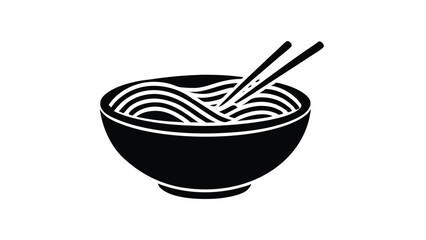 Bowl of Ramen with Chopsticks