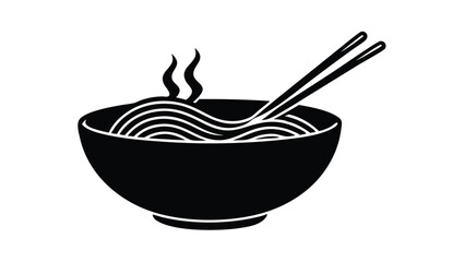 Bowl of Ramen with Chopsticks