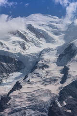 Mont Blanc Massif Chamonix Alps France,Europe