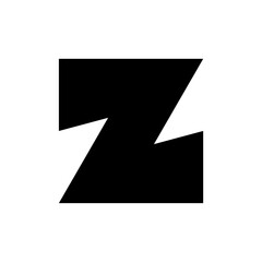 Letter Z logo. Icon design. Template elements. Geometric abstract logos