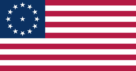Naklejka premium Cowpens Flag