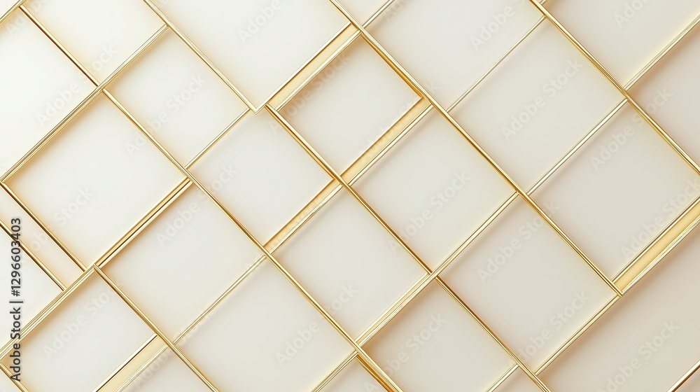 Poster A set of golden lines forming an elegant minimalist pattern.
